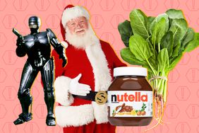 robocop, santa claus, nutella, spinach