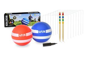 Amazon 4 Fun Giant Kick Croquet