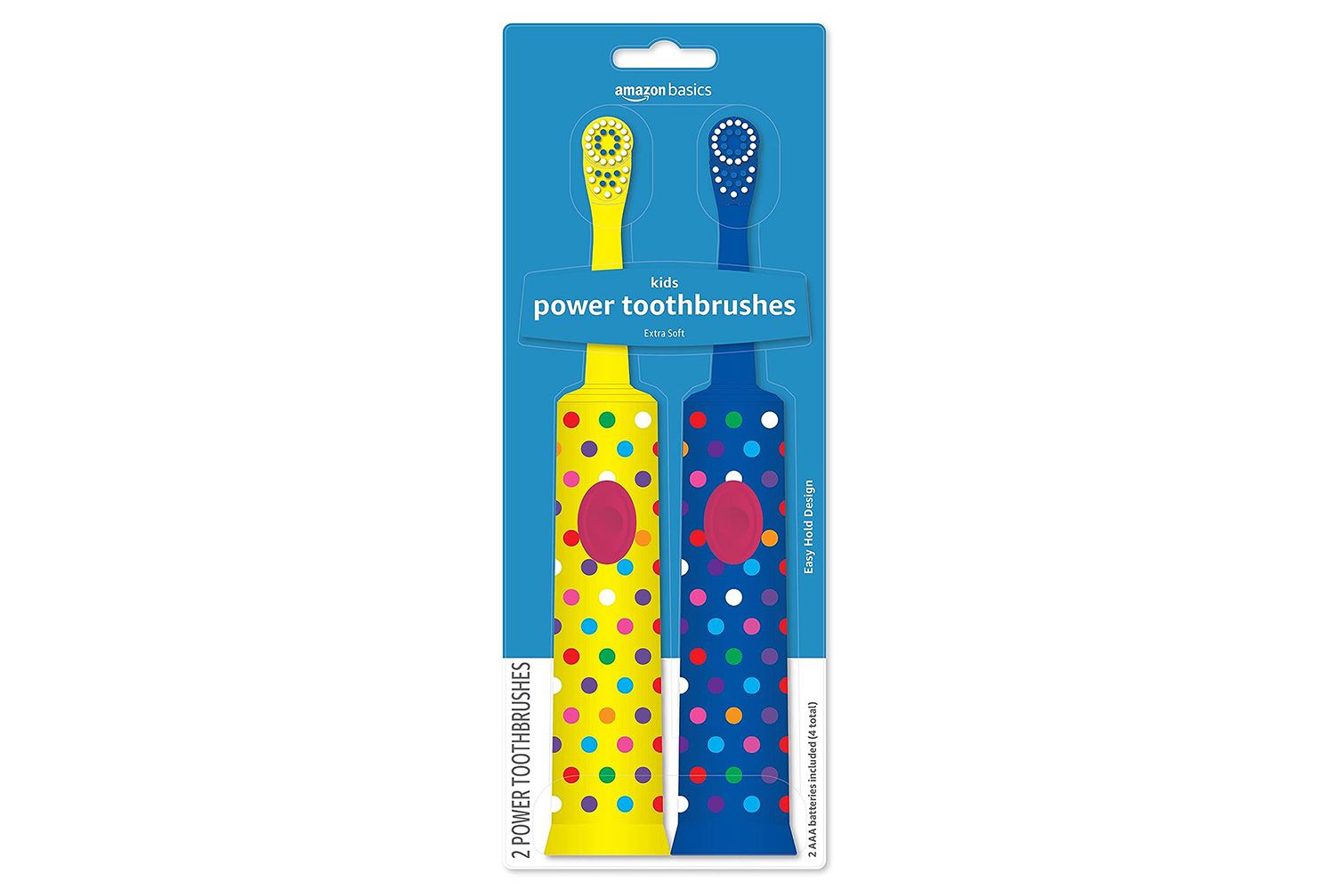 Amazon Basics Kids Battery Powered Toothbrush