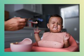 Baby in high chair 