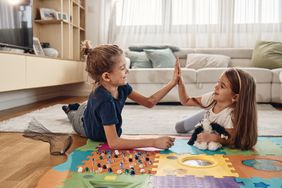 Kids playing at home