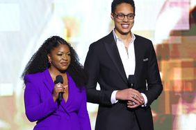 Cherelle Griner and Brittney Griner speak onstage during the 54th NAACP Image Awards