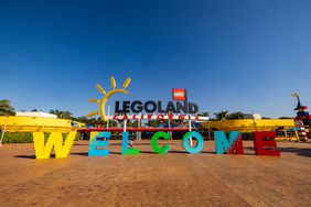 Welcome sign and entrance to LEGOLAND California