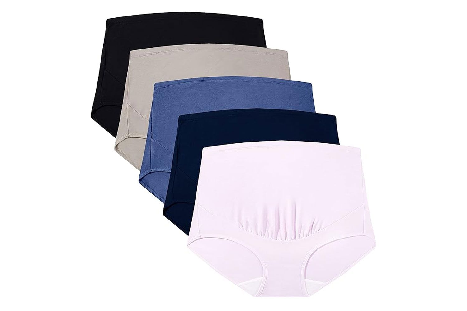 Mama Cotton Over the Bump Maternity Panties 5-Pack