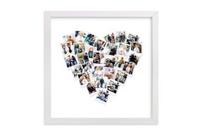 Minted Heart Snapshot Mix Photo Art