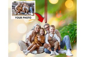 MiraGiftsWorld Custom Family Photo Ornament