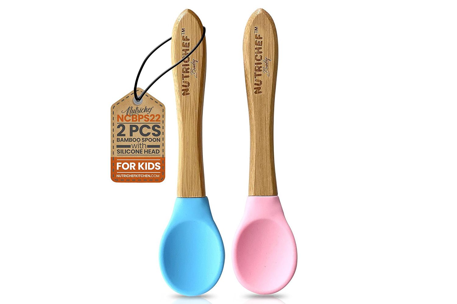 Amazon Nutrichef 2 Piece Baby & Toddler Spoon Set