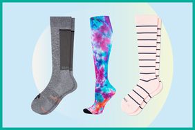 Collage of popular compression socks