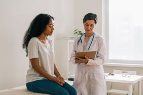 Woman at the doctor's