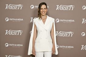 Hilary Swank attends the Variety Spirituality and Faith in Entertainment Breakfast presented by FAMI at The London Hotel on February 13, 2024 in Los Angeles, California.