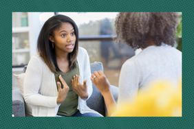 teen talking to her mother about a serious topic 