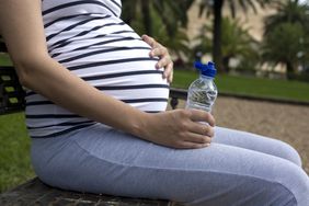 pregnant woman and plastic chemicals