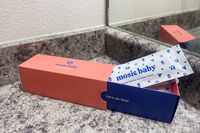 Mosie Baby Predict Ovulation Kit box on a granite counter