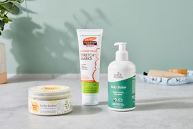 A selection of stretch mark creams