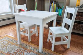 The Melissa & Doug Wooden Table and Chairs Set