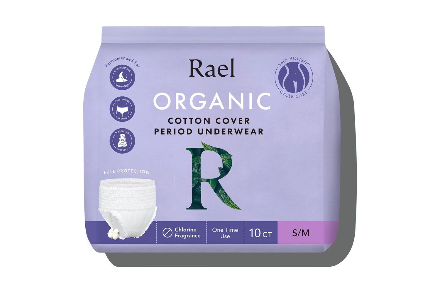 Rael Organic Disposable Underwear 10-Pack