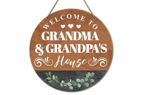 Yousheager Grandma and Grandpa House Sign