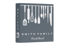 Zazzle Personalized Family Recipe Cookbook