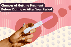 Photo Illustration of a pregnancy test