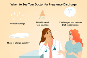 when to see your doctor for pregnancy discharge